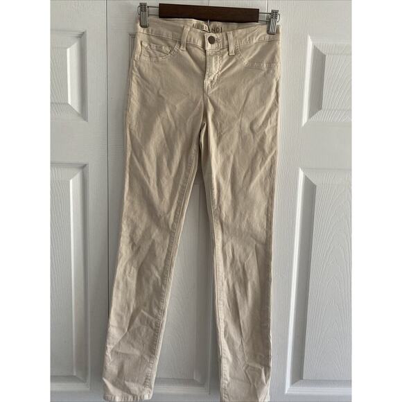 J.Brand Women 25 Tan Muslin Skinny Leg Denim Jeans Stretch - Picture 1 of 7